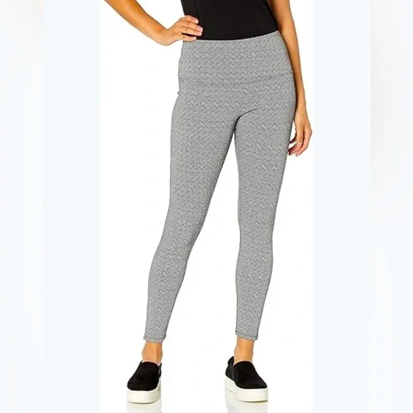 Lyssé Women's Signature Herringbone Tweed Pull On Figure Flattering Legging S - Picture 1 of 11